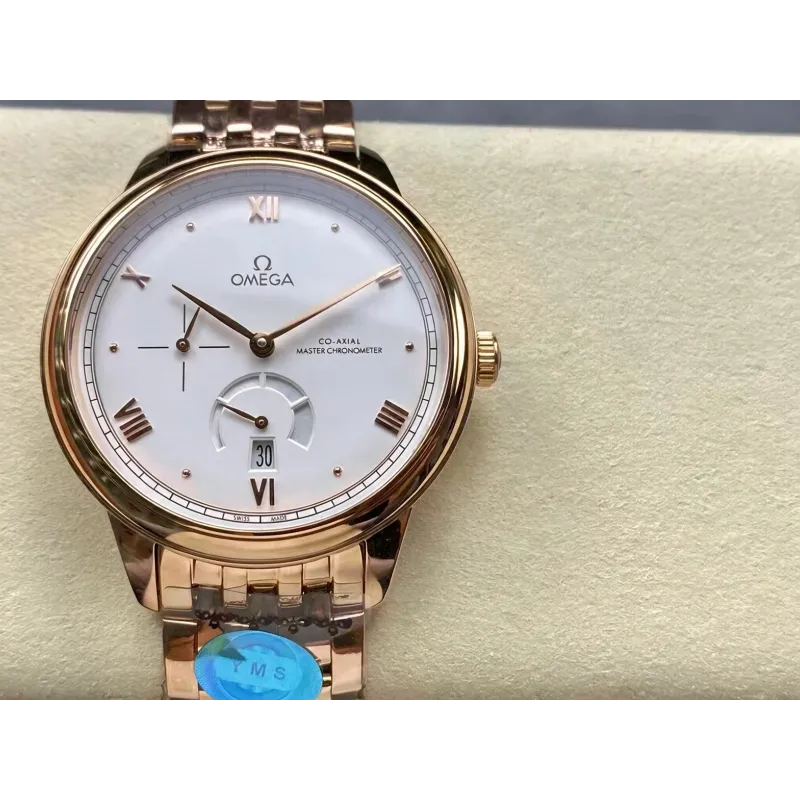 Omega De Ville 434.53.41.21.02.001 Replica - Cadran Argent Bicolore
