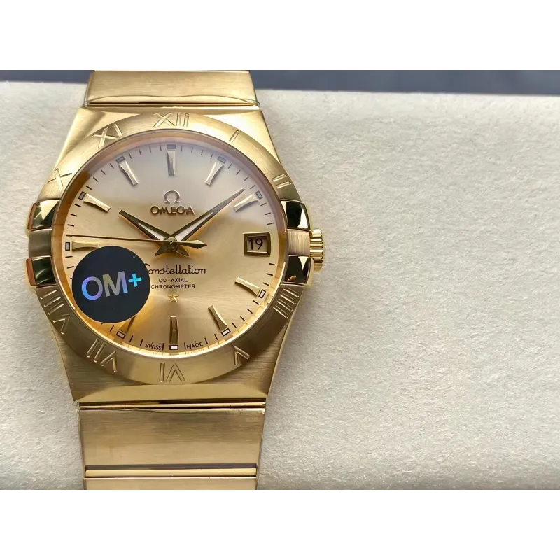Omega Constellation 123.50.38.21.08.001 Replica - Cadran Champagne Bicolore