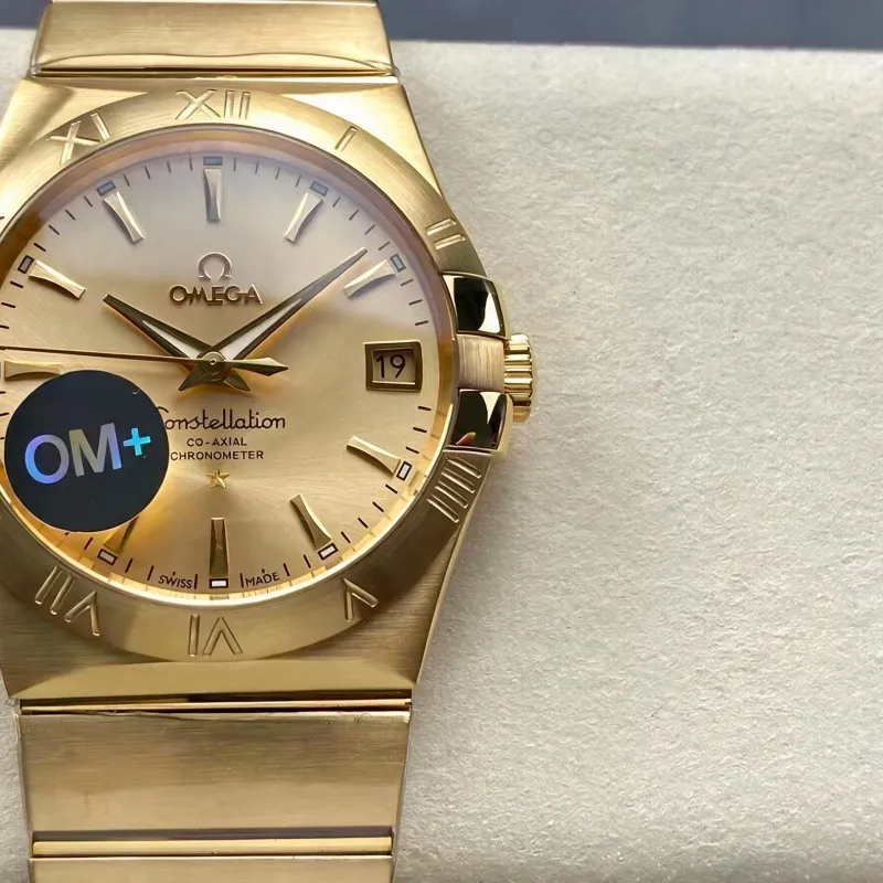 Omega Constellation 123.50.38.21.08.001 Replica - Cadran Champagne Bicolore