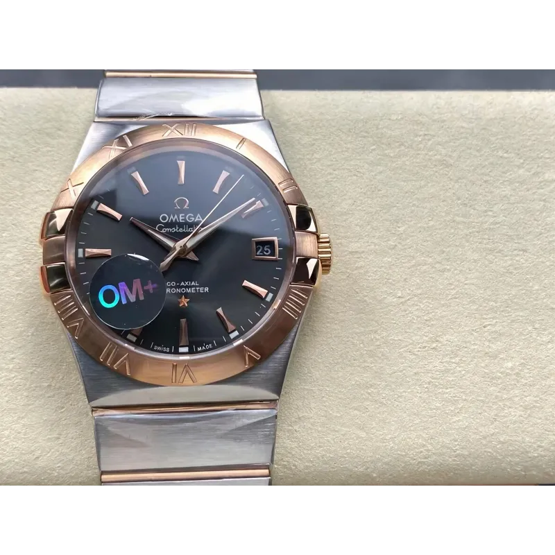Omega Constellation 123.20.38.21.06.002 Replica - Cadran Gris Acier Inoxydable