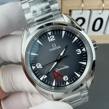 Omega Seamaster Railmaster 235.10.38.20.06.001 Replica - Cadran Gris Acier Inoxydable