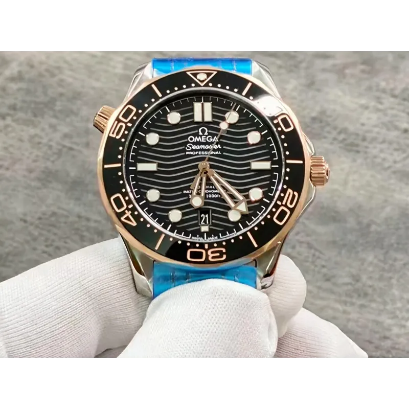 Omega Seamaster Diver 300M 210.20.42.20.01.001 Replica - Cadran Noir Bicolore