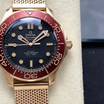 Omega Seamaster 210.90.42.20.01.003 Replica - Cadran Noir Lunette Cannelee