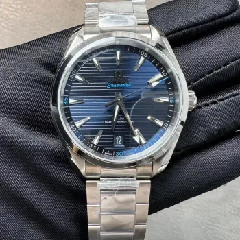 Omega Seamaster 220.10.41.21.03.001 Replica - Cadran Bleu Acier Inoxydable