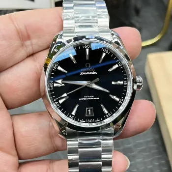 Omega Seamaster 220.10.41.21.01.002 Replica - Cadran Noir Acier Inoxydable