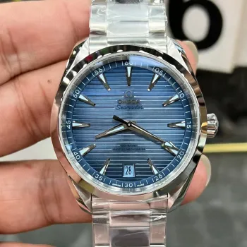 Omega Seamaster 220.10.41.21.03.005 Replica - Cadran Bleu Acier Inoxydable