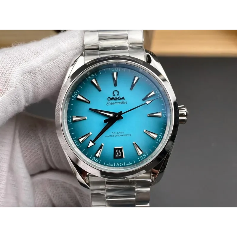 Omega Seamaster 220.10.41.21.03.006 Replica - Cadran Bleu Acier Inoxydable