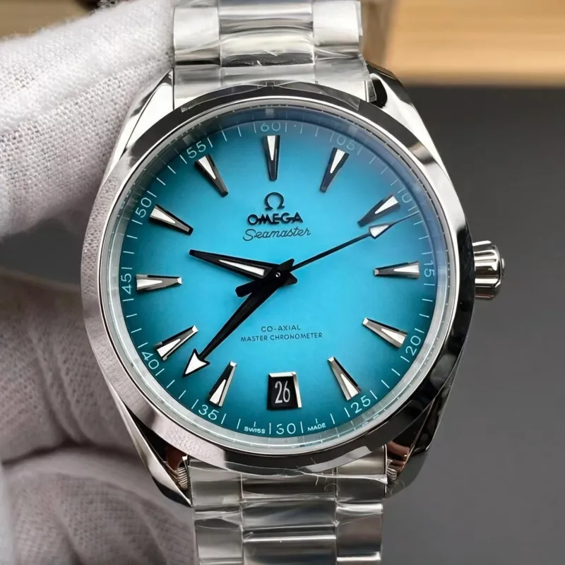 Omega Seamaster 220.10.41.21.03.006 Replica - Cadran Bleu Acier Inoxydable