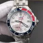 Omega Seamaster 212.32.41.20.04.001 Replica - Cadran Blanc Lunette Cannelee