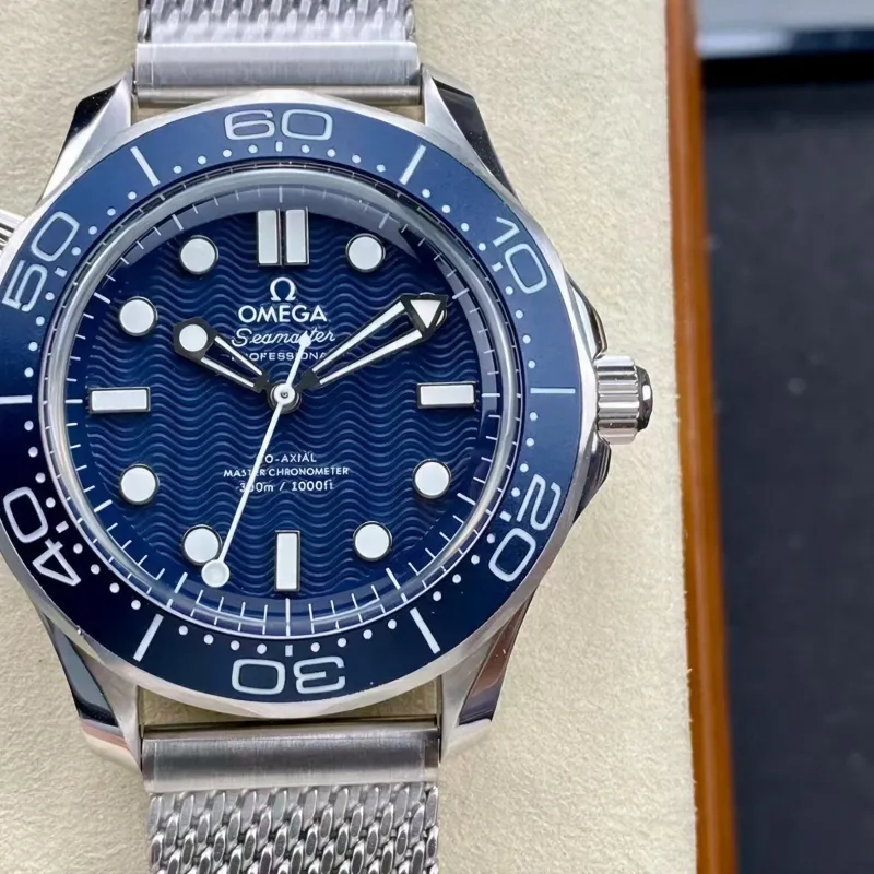 Omega Seamaster Diver 300M 210.30.42.20.03.002 Replica - Cadran Bleu Acier Inoxydable