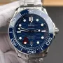 Omega Seamaster 210.30.42.20.03.001 Replica - Cadran Bleu Lunette Cannelee