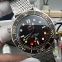 Omega Seamaster No Time To Die 210.90.42.20.01.001 Replica - Cadran Marron Lunette Cannelee