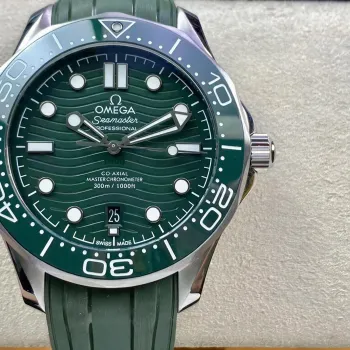 Omega Seamaster Diver 300M 210.32.42.20.10.001 Replica - Cadran Vert Acier Inoxydable