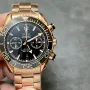 Omega Seamaster Planet Ocean 600M 215.63.46.51.01.001 Replica - Cadran Noir Or Rose