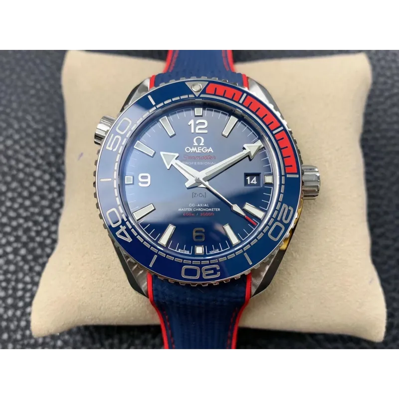 Omega Seamaster Planet Ocean PyeongChang 2018 522.32.44.21.03.001 Replica - Cadran Bleu