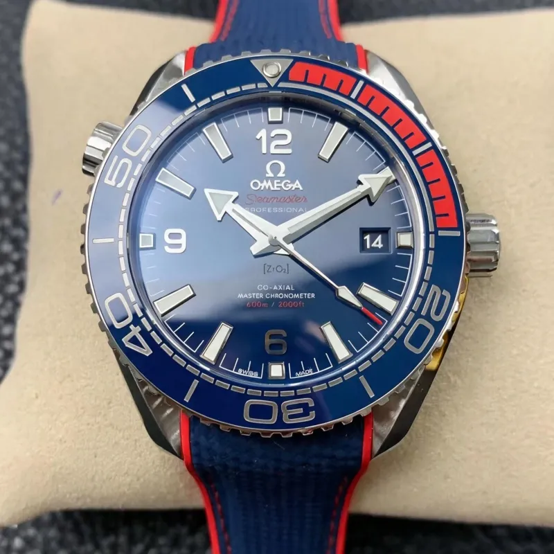 Omega Seamaster Planet Ocean PyeongChang 2018 522.32.44.21.03.001 Replica - Cadran Bleu