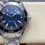 Omega Seamaster 215.30.46.21.03.001 Replica - Cadran Bleu Lunette Cannelee