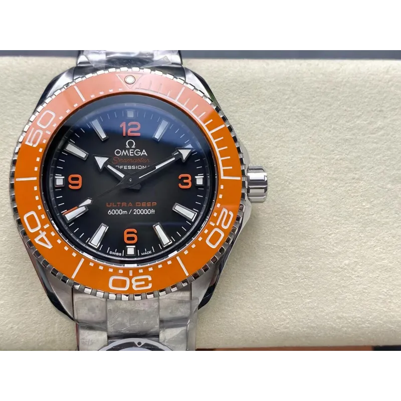 Omega Seamaster 215.30.46.21.06.001 Replica - Cadran Gris Lunette Cannelee