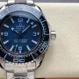 Omega Seamaster 215.30.46.21.03.002 Replica - Cadran Bleu Lunette Cannelee