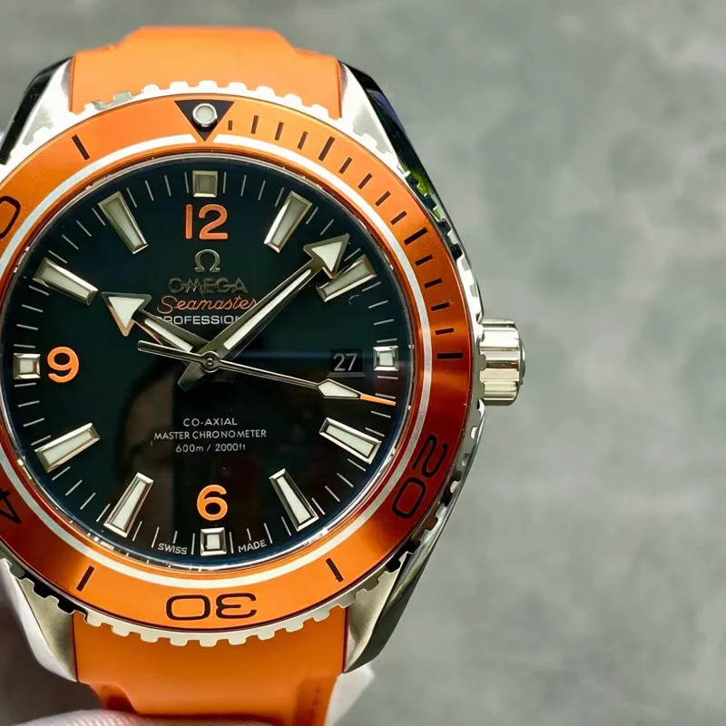 Omega Seamaster 232.32.46.21.01.001 Replica - Cadran Noir Lunette Cannelee