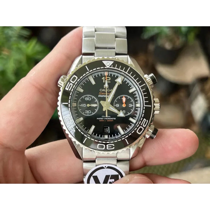 Omega Seamaster 215.30.46.51.01.001 Replica - Cadran Noir Lunette Cannelee