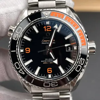 Omega Seamaster 215.30.44.21.01.002 Replica - Cadran Noir Lunette Cannelee