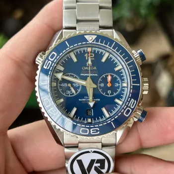 Omega Seamaster 215.30.46.51.03.001 Replica - Cadran Bleu Lunette Cannelee