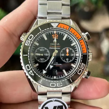 Omega Seamaster 215.30.46.51.01.002 Replica - Cadran Noir Lunette Cannelee