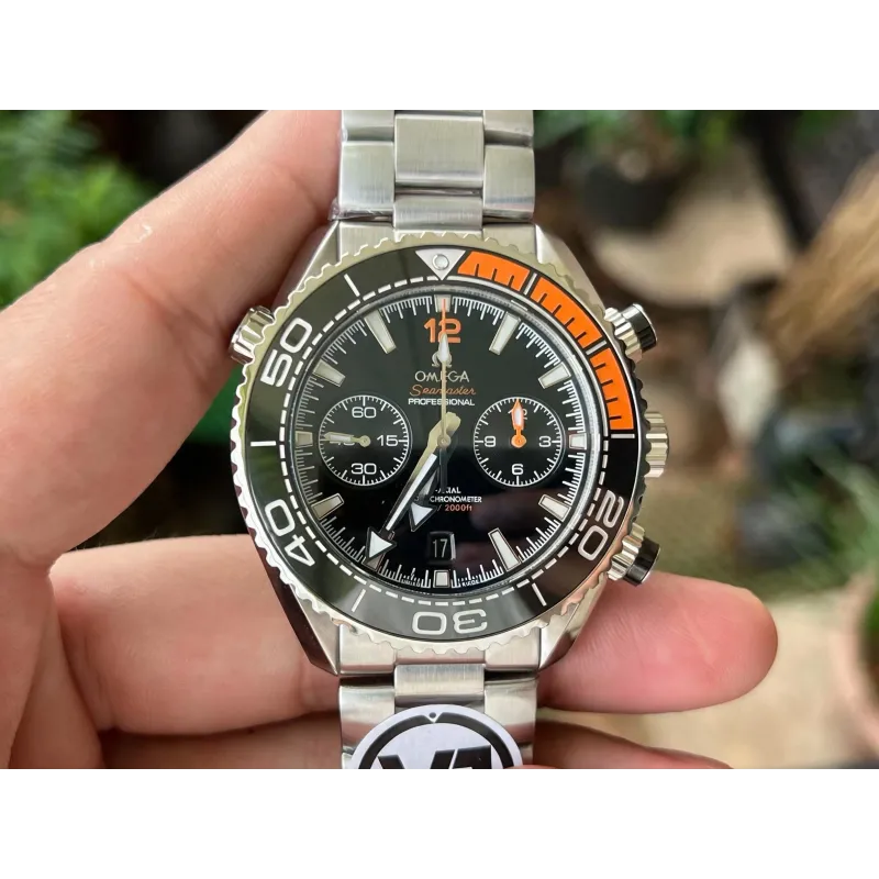 Omega Seamaster 215.30.46.51.01.002 Replica - Cadran Noir Lunette Cannelee