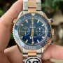 Omega Seamaster 215.20.46.51.03.001 Replica - Cadran Bleu Lunette Cannelee