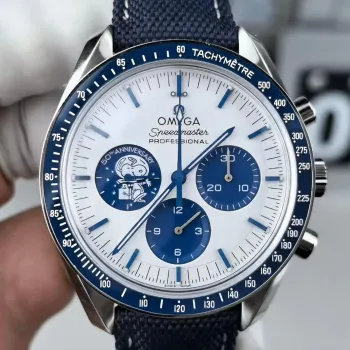 Omega Speedmaster 50th Anniversary Snoopy 310.32.42.50.02.001 Replica - Cadran Blanc