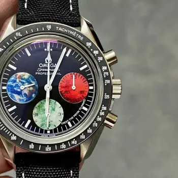 Omega Speedmaster From the Moon to Mars 3577.50.00 Replica - Cadran Noir Acier Inoxydable