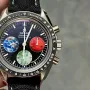 Omega Speedmaster From the Moon to Mars 3577.50.00 Replica - Cadran Noir Acier Inoxydable
