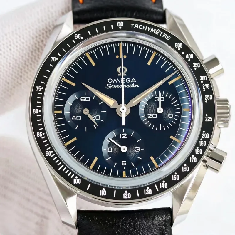 Omega Speedmaster 310.32.40.50.06.001 Replica - Cadran Bleu Acier Inoxydable