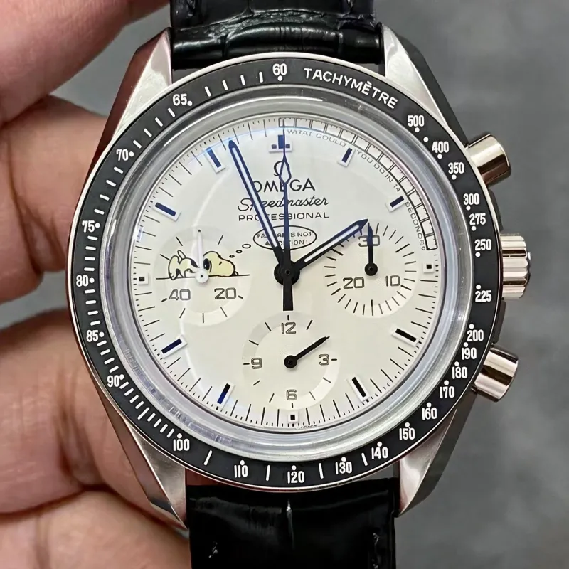 Omega Speedmaster Moonwatch Silver Snoopy 311.32.42.30.04.003 Replica - Cadran Blanc