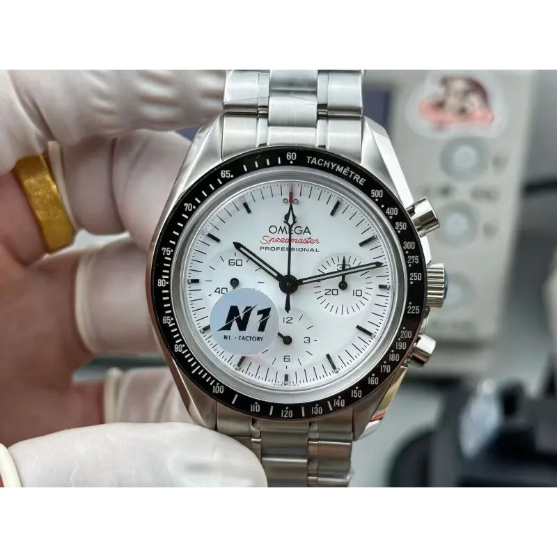 Omega Speedmaster 310.30.42.50.04.001 Replica - Cadran Blanc Acier Inoxydable