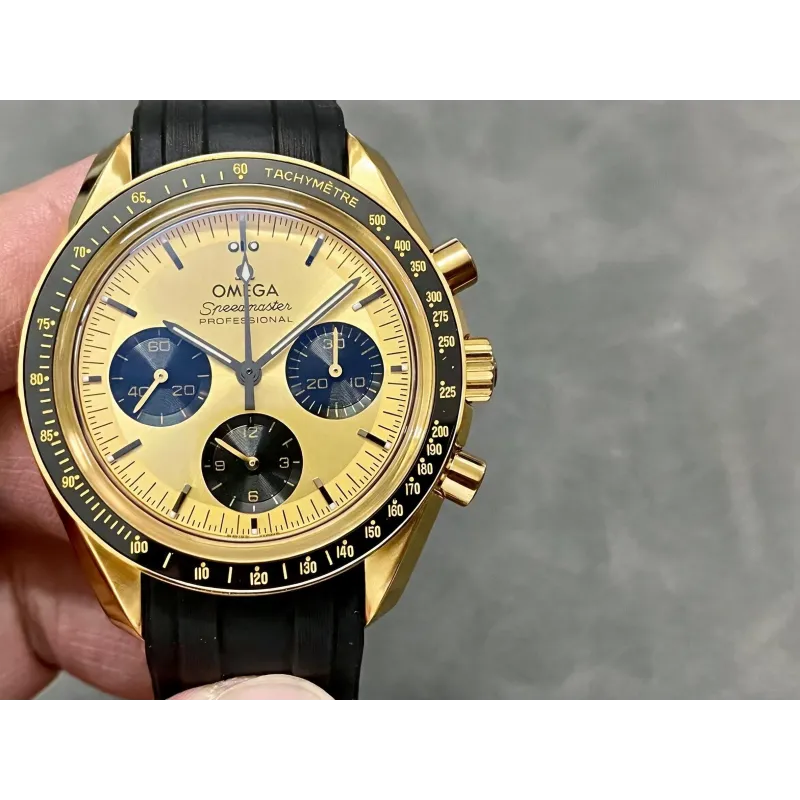 Omega Speedmaster 310.62.42.50.99.001 Replica - Cadran Or Lunette Tachymetre