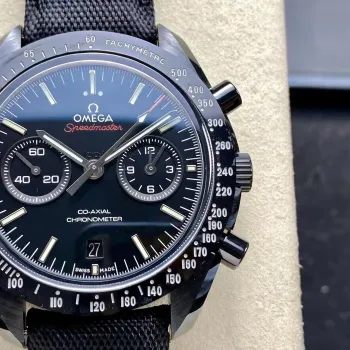 Omega Speedmaster Moonwatch Dark Side of the Moon Apollo 8 311.92.44.51.01.007 Replica - Cadran Noir Lunette Tachymetre