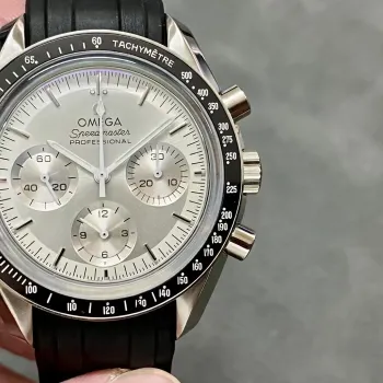 Omega Speedmaster 310.63.42.50.02.001 (RUBBER STRAP) Replica - Cadran Argent