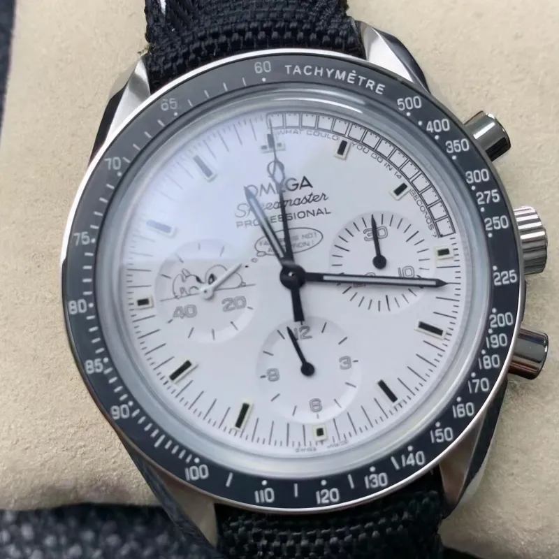 Omega Speedmaster Moonwatch Silver Snoopy 311.32.42.30.04.003 Replica - Cadran Blanc