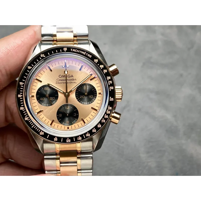 Omega Speedmaster 310.20.42.50.99.001 Replica - Cadran Rose Acier Inoxydable