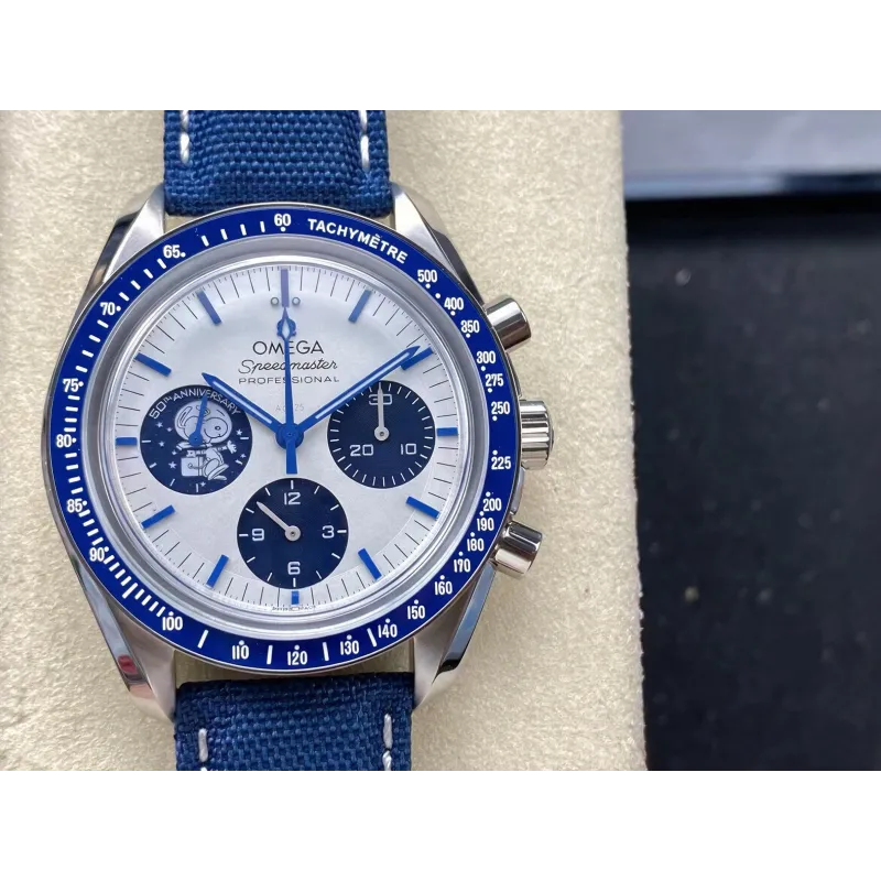 Omega Speedmaster Snoopy 310.32.42.50.02.001 Replica - Cadran Argent Acier Inoxydable