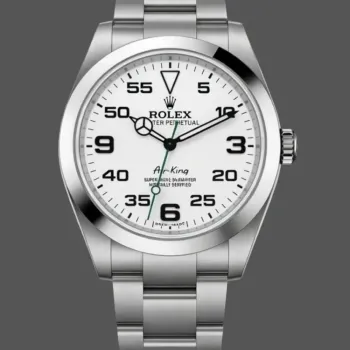 Rolex Air-King 126900 Replica - Cadran Blanc Bracelet Oyster