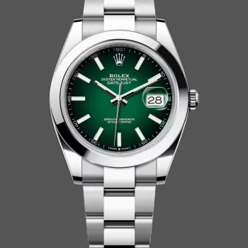 Rolex Datejust 126300 Wimbledon 126300 Replica - Cadran Vert Bracelet Jubilee