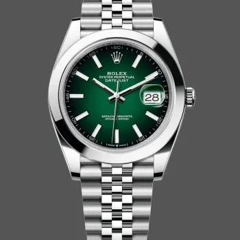 Rolex Datejust 126300 Wimbledon 126300 Replica - Cadran Vert Bracelet Jubilee