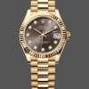 Rolex Datejust Femme 278278 Replica - Cadran Gris Lunette Cannelee