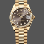 Rolex Datejust Femme 278278 Replica - Cadran Gris Lunette Cannelee