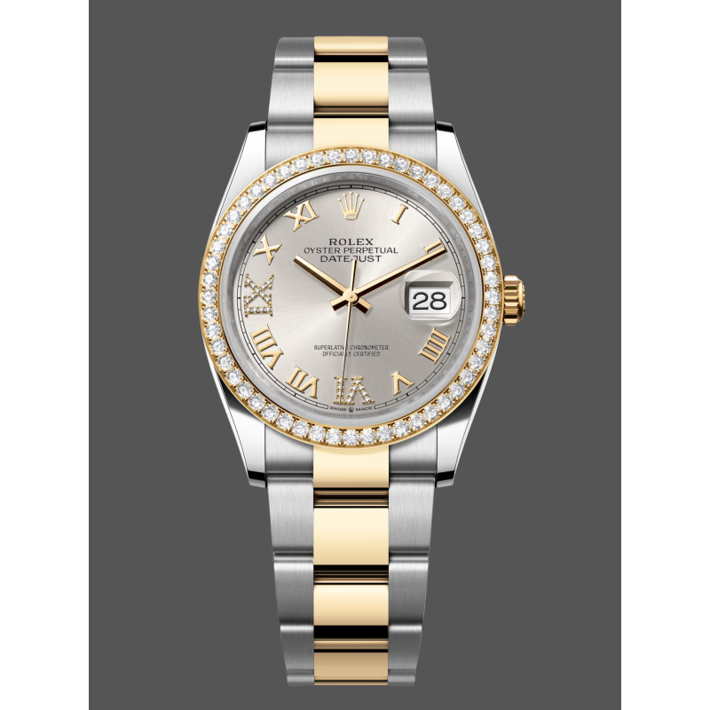 Rolex Datejust Femme 126283RBR Replica - Cadran Argent Acier Inoxydable