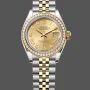 Rolex Datejust Femme 279383RBR Replica - Cadran Champagne Lunette Diamants