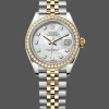 Rolex Datejust Femme 279383RBR Replica - Cadran Nacre Lunette Diamants